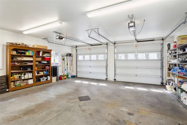 42746 Knuppel Ln, Big Arm, MT 59910 - garage with a garage door opener