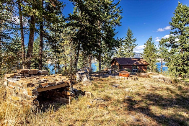 42746 Knuppel Ln, Big Arm, MT 59910 - view of yard