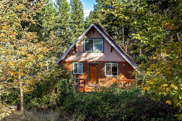 42746 Knuppel Ln, Big Arm, MT 59910 - view of chalet / cabin