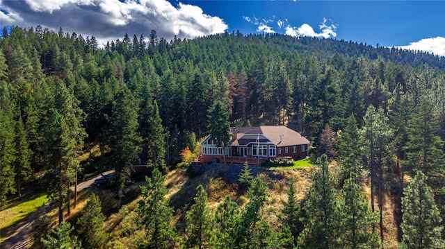 42746 Knuppel Ln, Big Arm, MT 59910 - view of subject property featuring a heavily wooded area