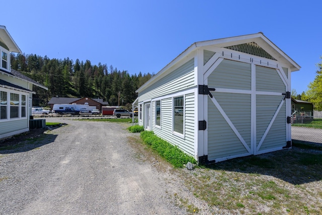 view of home's exterior