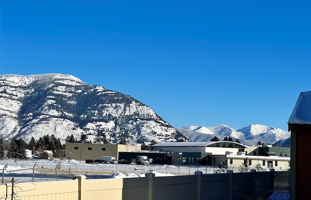 view of mountain background