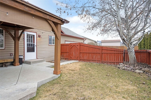 3817 Concord Dr, Missoula, MT 59808 - view of yard with a patio and a fenced backyard