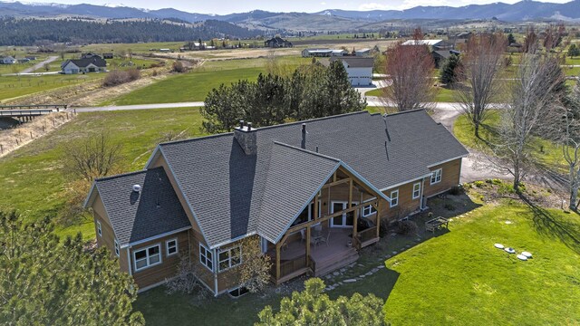 406 Back Nine Ln, Hamilton, MT 59840 - aerial view featuring a mountain view