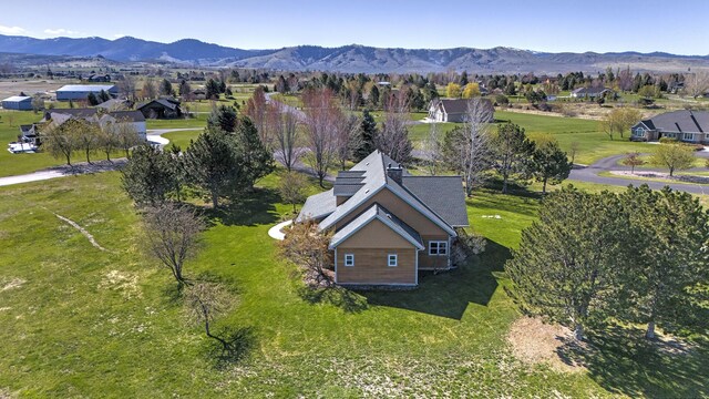 406 Back Nine Ln, Hamilton, MT 59840 - birds eye view of property with a mountain view