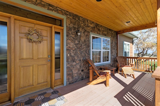 406 Back Nine Ln, Hamilton, MT 59840 - entrance to property with stone siding and a porch