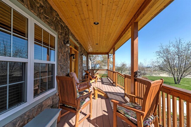 406 Back Nine Ln, Hamilton, MT 59840 - deck with covered porch