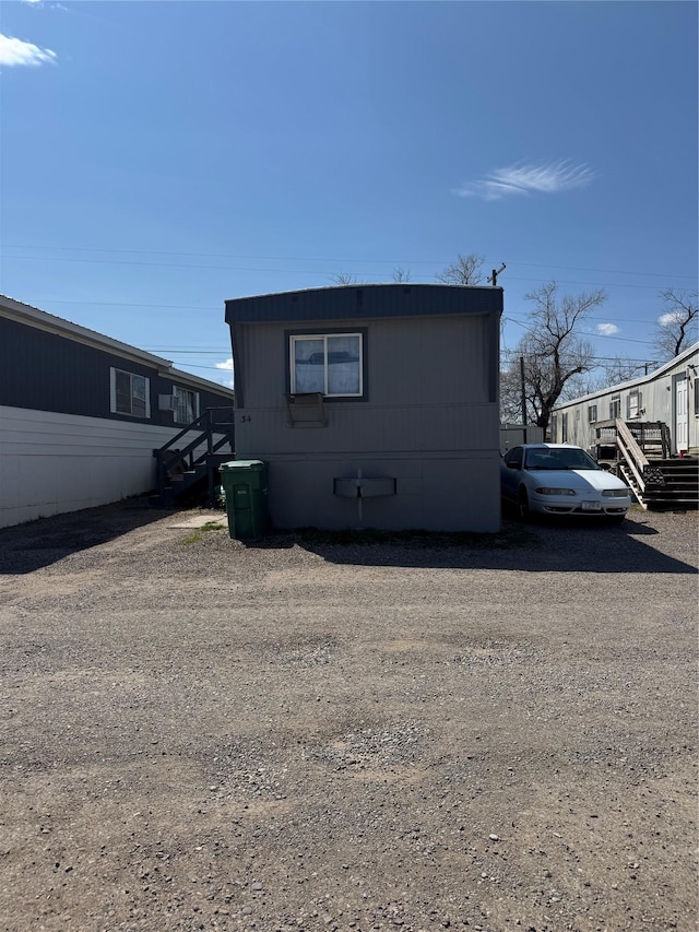 view of back of property