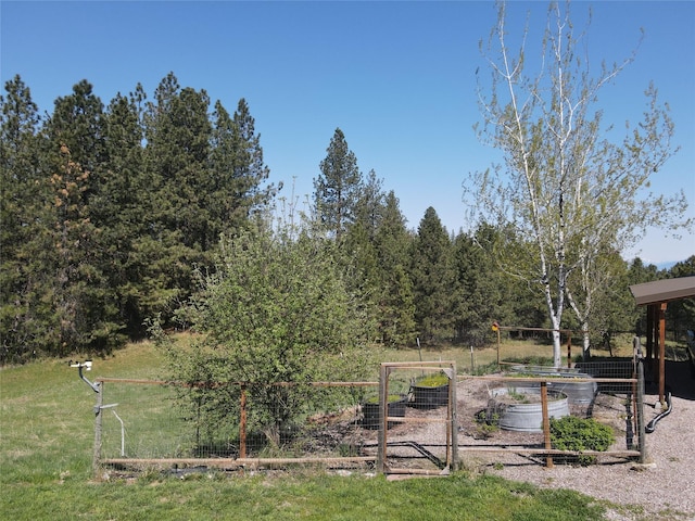 34426 Ridge Rd, Polson, MT 59860 - view of yard with a vegetable garden