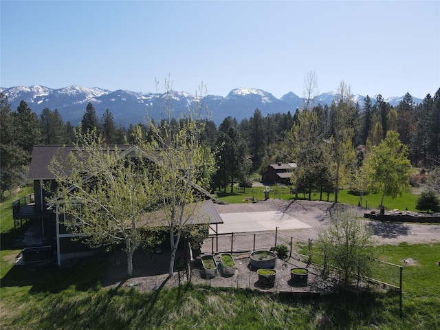34426 Ridge Rd, Polson, MT 59860 - mountain view featuring a forest