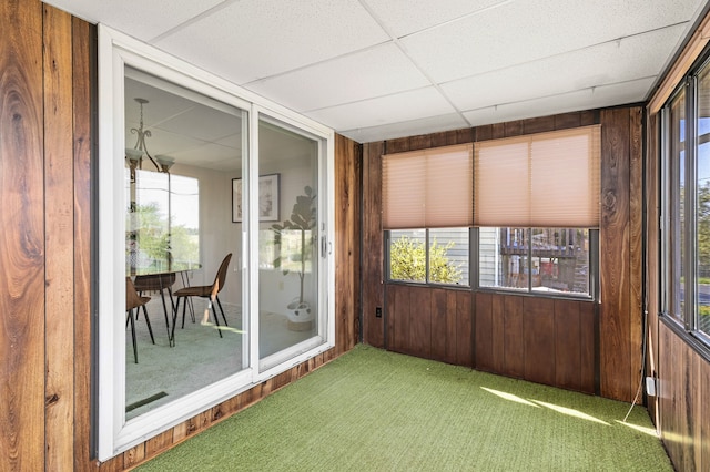 sunroom featuring a wealth of natural light