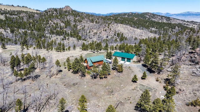 45 Bay Rd, Whitehall, MT 59759 - drone / aerial view featuring a mountain view