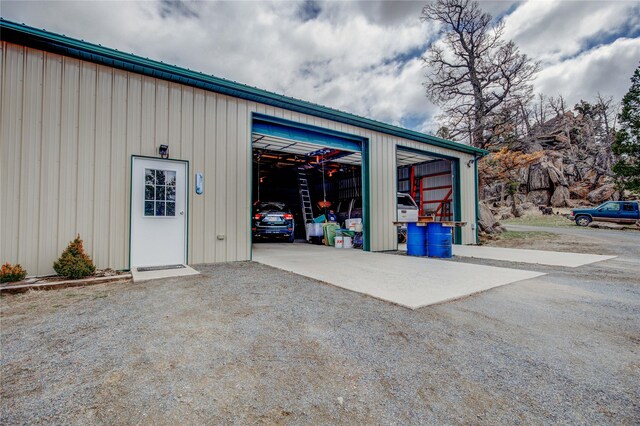 45 Bay Rd, Whitehall, MT 59759 - detached garage with driveway