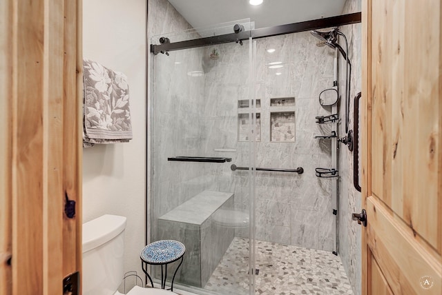 617 Mcclellan Creek Rd, Clancy, MT 59634 - bathroom with toilet and a stall shower