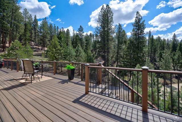 617 Mcclellan Creek Rd, Clancy, MT 59634 - view of wooden deck