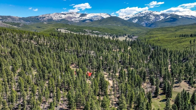 617 Mcclellan Creek Rd, Clancy, MT 59634 - view of mountain background with a heavily wooded area