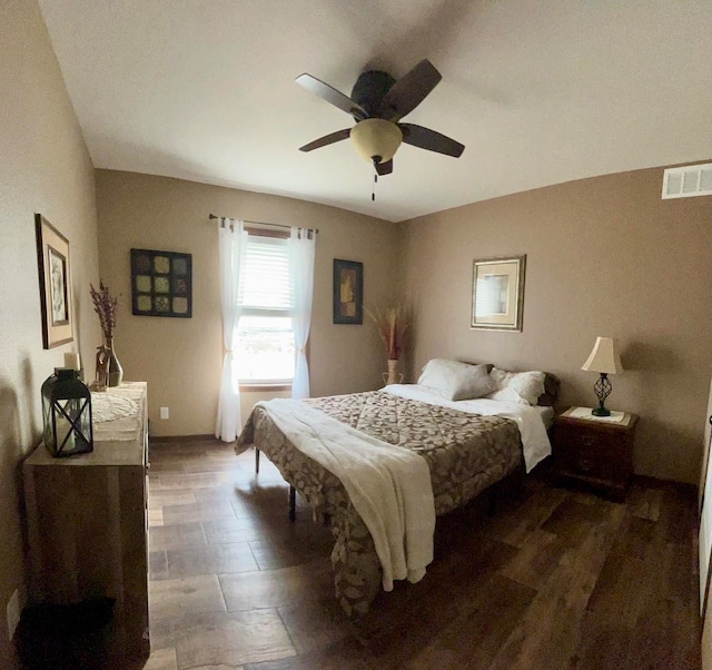 55 Mills Rd, Whitehall, MT 59759 - bedroom featuring wood finished floors and ceiling fan