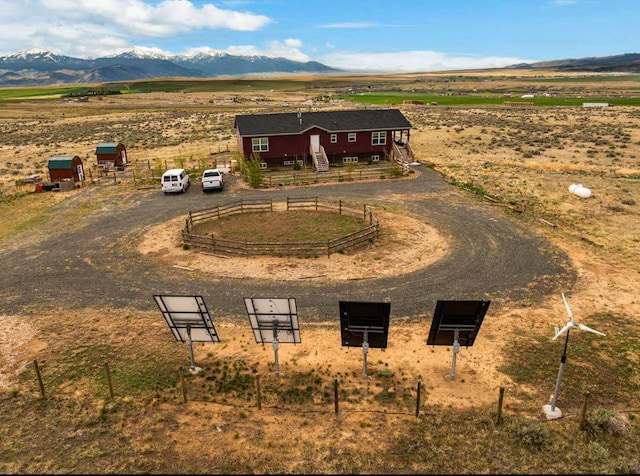 55 Mills Rd, Whitehall, MT 59759 - aerial view of sparsely populated area featuring a mountain backdrop