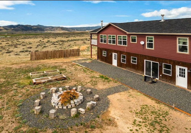 55 Mills Rd, Whitehall, MT 59759 - rear view of house featuring a mountain view