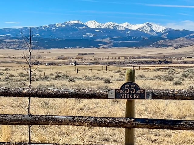 55 Mills Rd, Whitehall, MT 59759 - mountain view with rural landscape