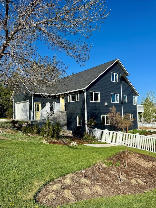 710 Joslyn St, Helena, MT 59601 - back of property with an attached garage