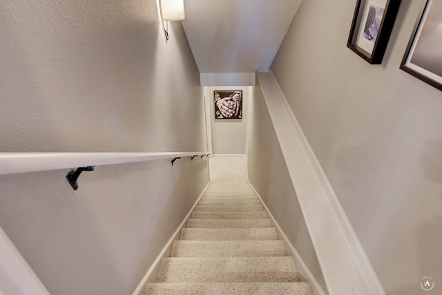 710 Joslyn St, Helena, MT 59601 - stairs featuring baseboards
