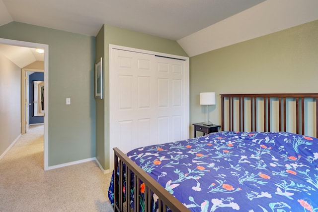 710 Joslyn St, Helena, MT 59601 - carpeted bedroom featuring lofted ceiling and a closet