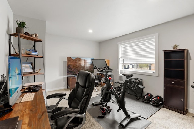 200 Ali Loop, Kalispell, MT 59901 - office area with light colored carpet and recessed lighting