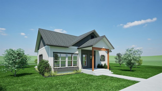 NHNLOT2 England Blvd, Missoula, MT 59808 - modern home with roof with shingles and a front yard