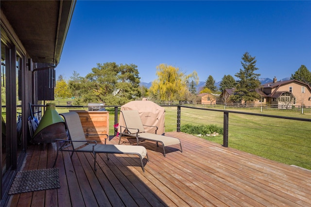 33766 W Shore Dr, Polson, MT 59860 - view of wooden deck
