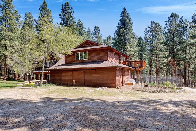 303 Wyant Ln, Hamilton, MT 59840 - view of home's exterior with a wooden deck