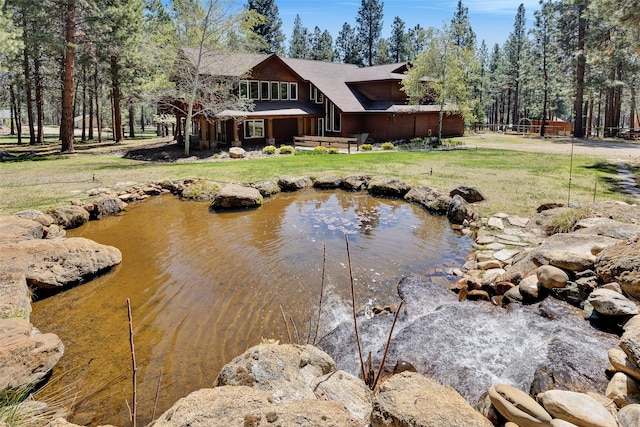 303 Wyant Ln, Hamilton, MT 59840 - rear view of property featuring a yard