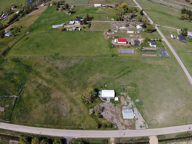 aerial view of property's location featuring rural landscape