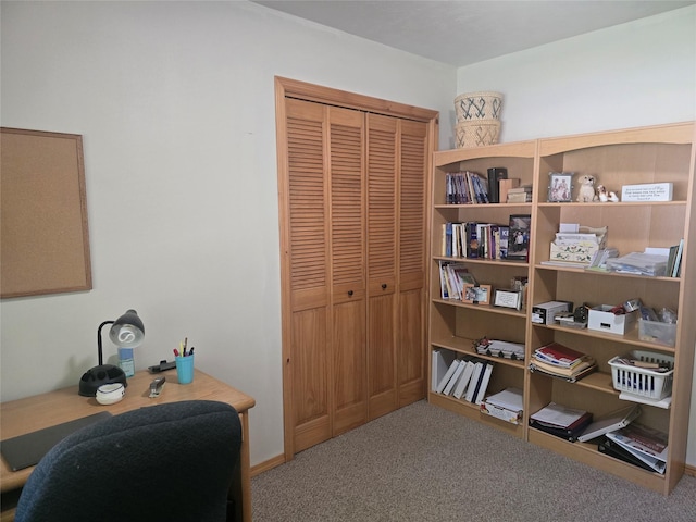 office space with carpet