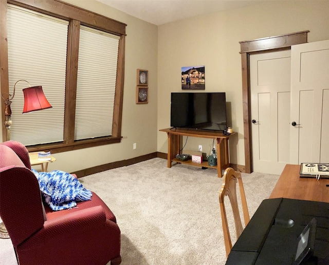 4195 Fox Hollow Dr, Helena, MT 59602 - living room with carpet floors and baseboards