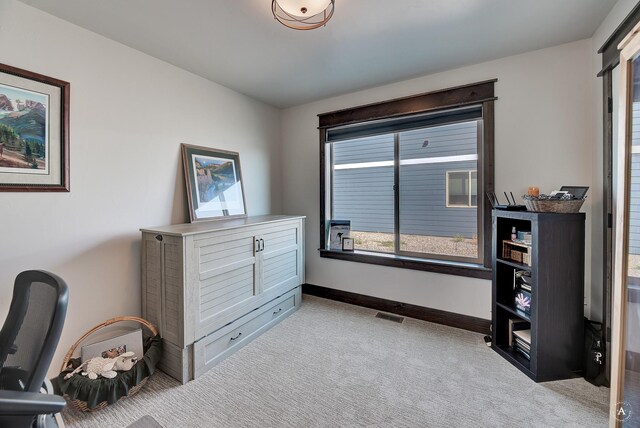2841 Ashley Ave, East Helena, MT 59635 - carpeted home office with baseboards