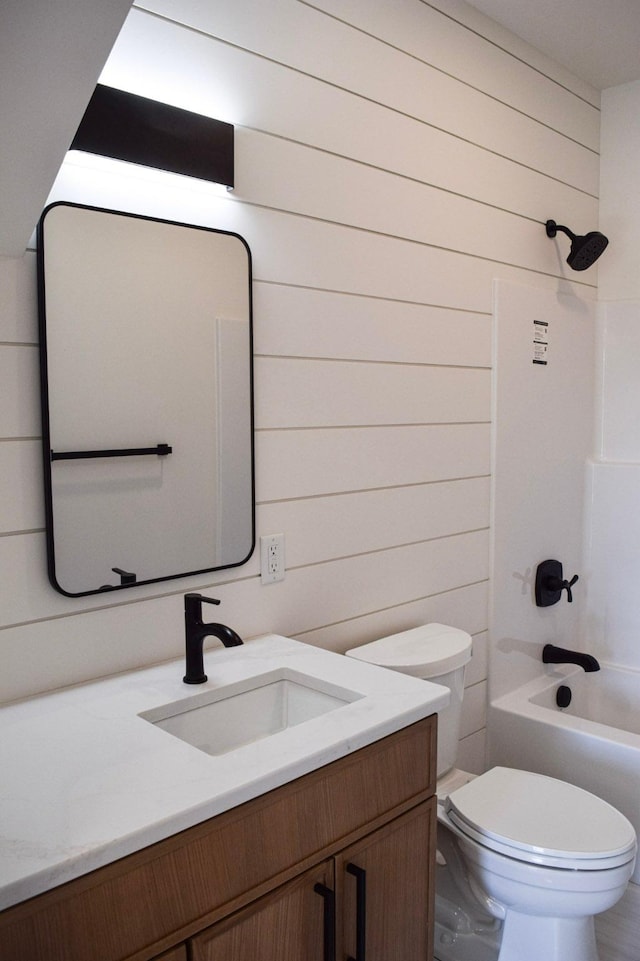 2736 Paniolo Pl, Missoula, MT 59808 - bathroom featuring vanity, toilet, and bathtub / shower combination