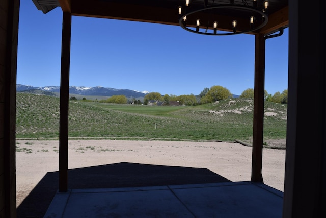 2736 Paniolo Pl, Missoula, MT 59808 - view of patio / terrace with a mountain view