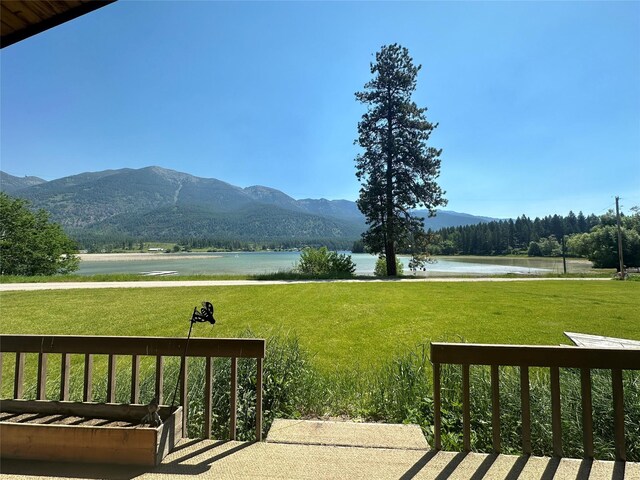 200 Weaver Ln, Kalispell, MT 59901 - view of mountain backdrop with a large body of water