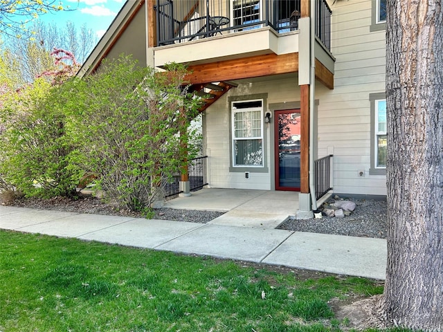 2905 Oshaughnesy St Unit 104, Missoula, MT 59808 - doorway to property with a balcony