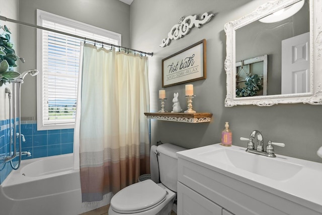 58 Morning View Way, Kalispell, MT 59901 - bathroom with toilet, shower / tub combo, and vanity