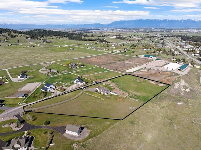 58 Morning View Way, Kalispell, MT 59901 - aerial overview of property's location featuring mountains