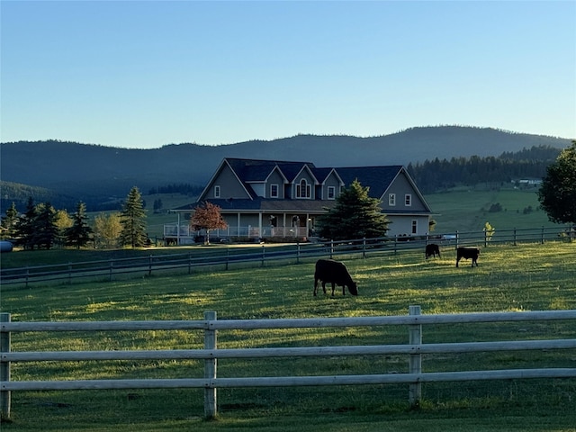 58 Morning View Way, Kalispell, MT 59901 - view of front of property with a view of countryside and a mountain view