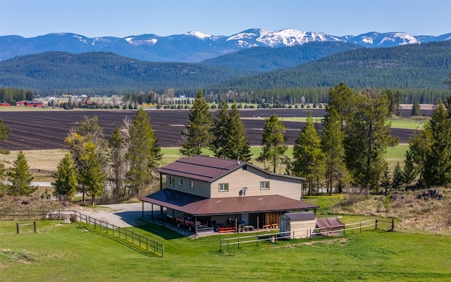 5550 Farm To Market Rd, Whitefish, MT 59937 - aerial view of sparsely populated area with mountains