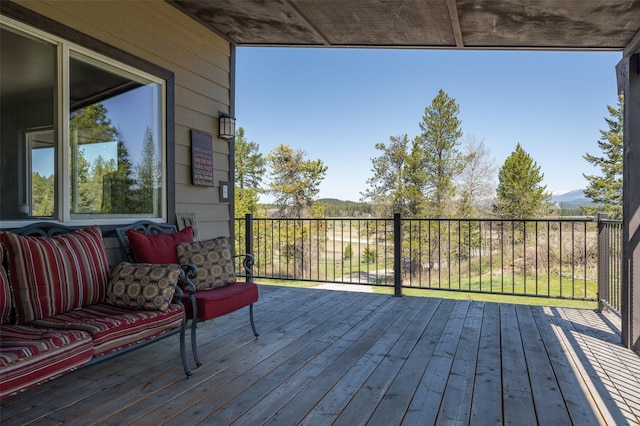 5550 Farm To Market Rd, Whitefish, MT 59937 - view of deck