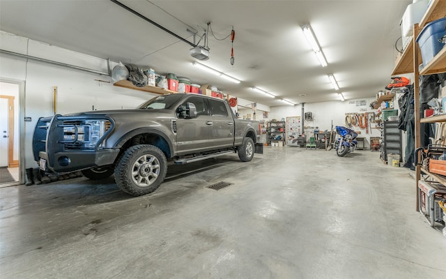 5550 Farm To Market Rd, Whitefish, MT 59937 - garage with a garage door opener