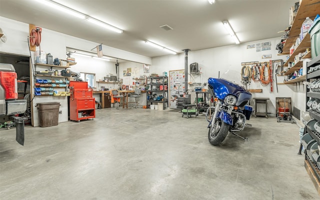 5550 Farm To Market Rd, Whitefish, MT 59937 - garage with a workshop area