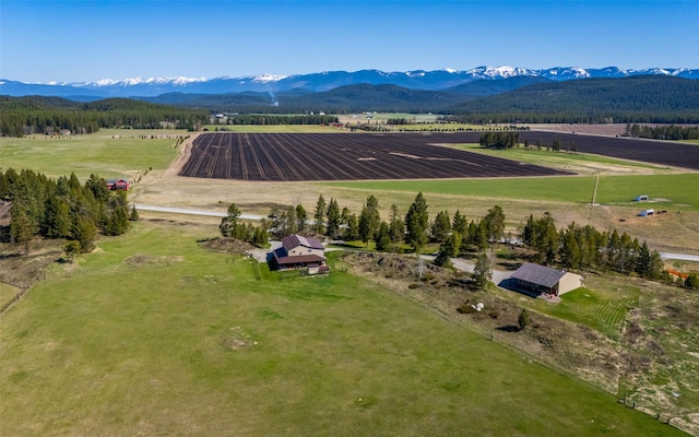 5550 Farm To Market Rd, Whitefish, MT 59937 - view of rural area with a mountainous background and abundant farmland