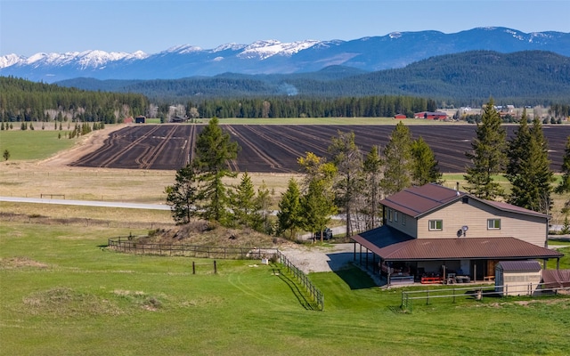 5550 Farm To Market Rd, Whitefish, MT 59937 - aerial view of sparsely populated area featuring mountains