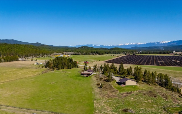 5550 Farm To Market Rd, Whitefish, MT 59937 - aerial view of sparsely populated area featuring a mountain backdrop